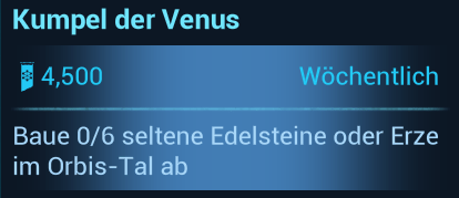 Warframe Nightwave (Der Glasmacher) Wöchentlich Kumpel der Venus