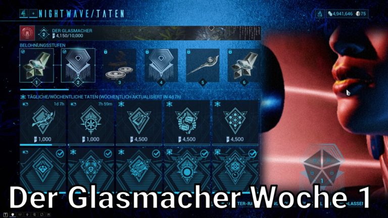 Warframe Nightwave Serie 3 - Der Glasmacher Woche 1